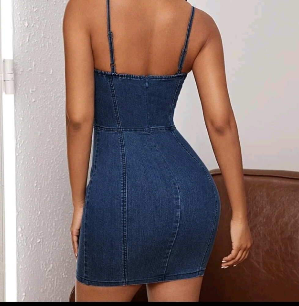 🔥DENIM DRESS - Picture 2 of 3